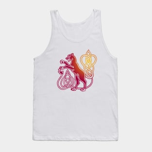 Celtic Lioness (Red/Gold) Tank Top